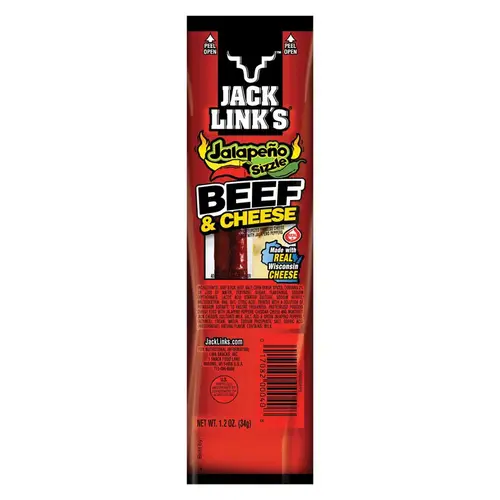 Meat Snacks, Jalapeno Sizzle Beef & Cheese Combo, 1.2-oz. - pack of 16 Meat Snacks, Jalapeno Sizzle Beef & Cheese Combo, 1.2-oz. - pack of 16