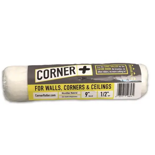 Paint Roller Cover Microfiber 2.5" W X 1/2" Regular White Paint Roller Cover Microfiber 2.5" W X 1/2" Regular White
