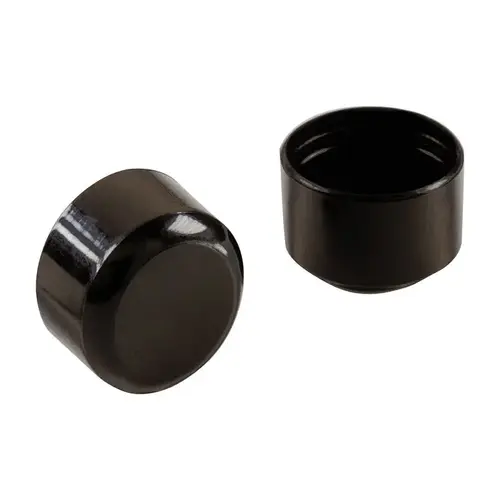 Furniture Leg Tip, Round, Plastic, Black, 1 in Dia - pack of 4 Furniture Leg Tip, Round, Plastic, Black, 1 in Dia - pack of 4