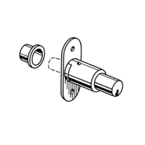 KA Flat Key Sliding Door Lock, Polished Brass KA Flat Key Sliding Door Lock, Polished Brass