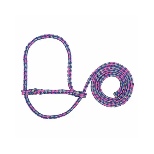 Sheep / Goat Halter, Adjustable Poly Rope, 4 Ft. Lead