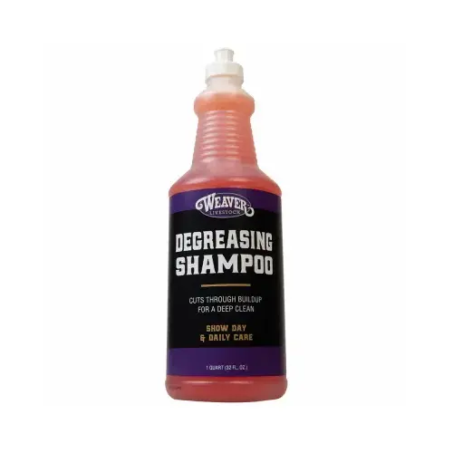 Degreasing Livestock Shampoo, Qt Degreasing Livestock Shampoo, Qt