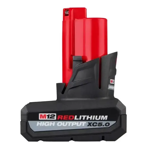 M12 12-Volt Lithium-Ion XC High Output 5.0 Ah Battery Pack Red