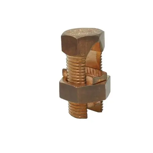 Split-Bolt Connector 2/0 - 2 AWG Stranded Copper Copper Metallic Split-Bolt Connector 2/0 - 2 AWG Stranded Copper Copper Metallic