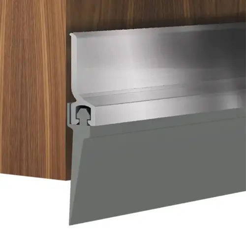 BTS-103 Door Bottom Sweep made of Extruded Aluminum Retainer and Vinyl Insert BTS-103 Door Bottom Sweep made of Extruded Aluminum Retainer and Vinyl Insert