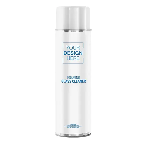 PR0360 19oz Private Label Foaming Glass Cleaner White Cap - 50 cases - pack of 50 PR0360 19oz Private Label Foaming Glass Cleaner White Cap - 50 cases - pack of 50