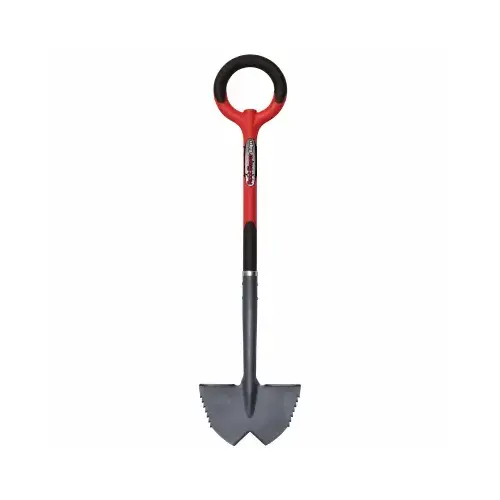 Root Slayer Edger, Inverted V Cutting Blade, O-Handle Grip Root Slayer Edger, Inverted V Cutting Blade, O-Handle Grip