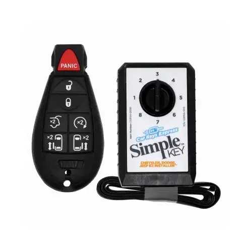 Simple Key Programmer & Car Fob for Select Chrysler, Dodge, Jeep, Volkswagen