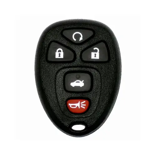 Car Remote Shell, 5 Buttons, for Select Buick, Cadillac, Chevrolet, GMC, Saturn, NO ELECTRONICS Car Remote Shell, 5 Buttons, for Select Buick, Cadillac, Chevrolet, GMC, Saturn, NO ELECTRONICS