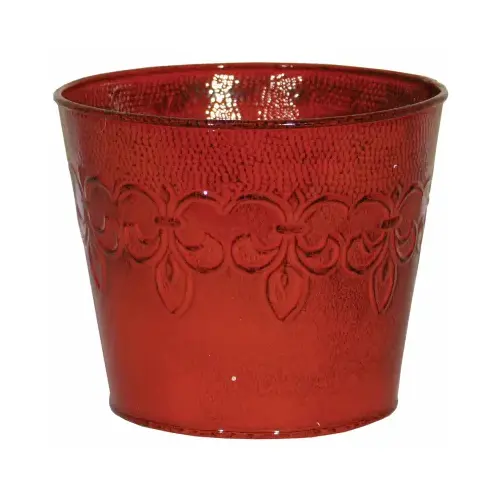 6" RED Fleur De Planter - pack of 6 6" RED Fleur De Planter - pack of 6