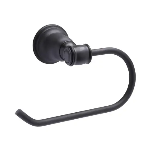 Charleston Collection European Style Paper Holder Matte Black Finish Charleston Collection European Style Paper Holder Matte Black Finish