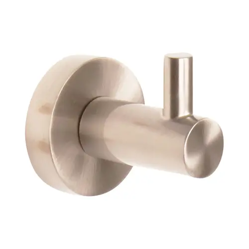 Single Robe Hook Satin Nickel Finish