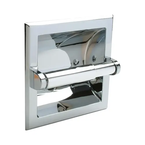 Deep Recessed Paper Holder Stainless Steel