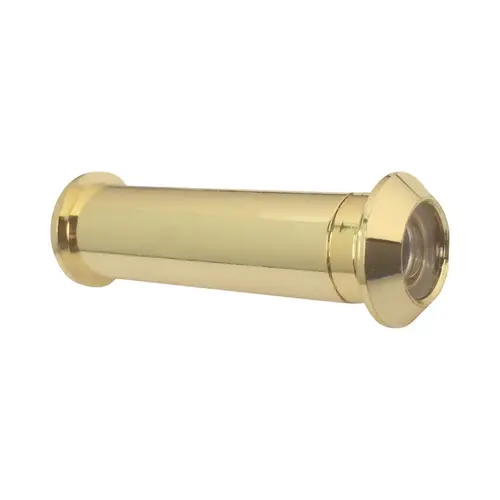 160 Degree Door Viewer for 1-3/8" to 2-1/4" Door Bright Brass Finish 160 Degree Door Viewer for 1-3/8" to 2-1/4" Door Bright Brass Finish