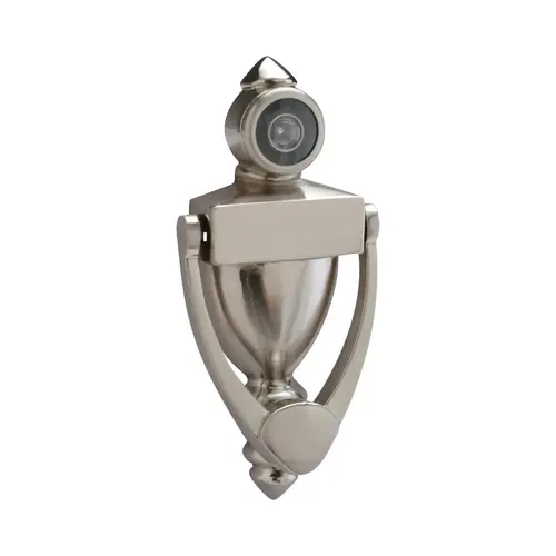 5-1/2" High Knocker w/ 90 mins UL 180 degree Viewer Matte Black 5-1/2" High Knocker w/ 90 mins UL 180 degree Viewer Matte Black