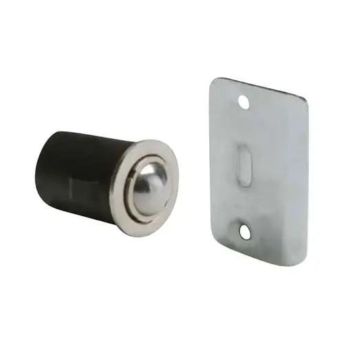 Adjustable Ball Catch Drive-In Style Satin Nickel Finish