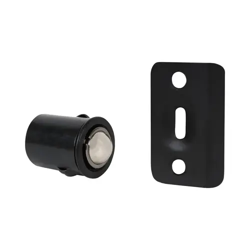 Adjustable Ball Catch Drive-In Style Matte Black Finish Adjustable Ball Catch Drive-In Style Matte Black Finish
