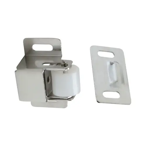 Quick Field Installed Roller Catch Satin Nickel Finish