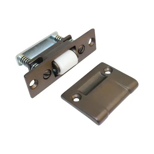 Heavy Duty Roller Catch with Full Lip Strike Oil Rubbed Bronze Finish