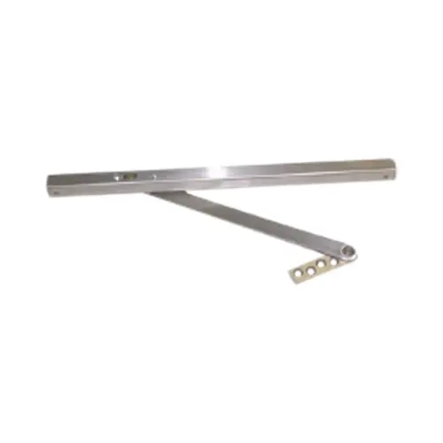 30" Surface Overhead Stop, Medium Duty, Friction Satin Stainless Steel Finish 30" Surface Overhead Stop, Medium Duty, Friction Satin Stainless Steel Finish