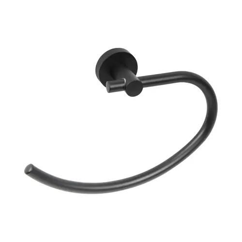 Solano Collection Metal Towel Ring Matte Black Finish Solano Collection Metal Towel Ring Matte Black Finish