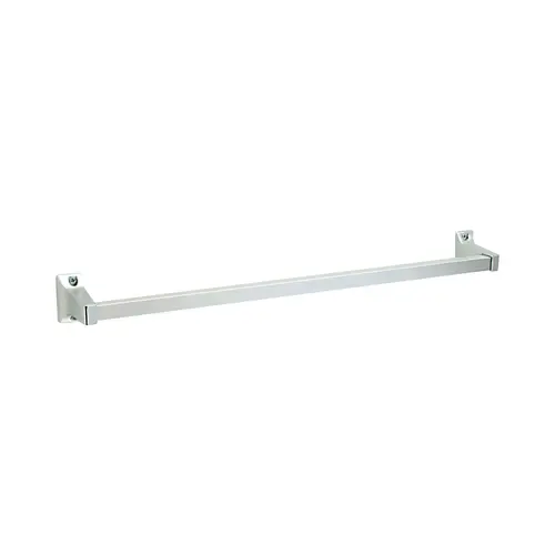 24" x 5/8" Edison Towel Bar Set with Square Bar Bright Chrome Finish