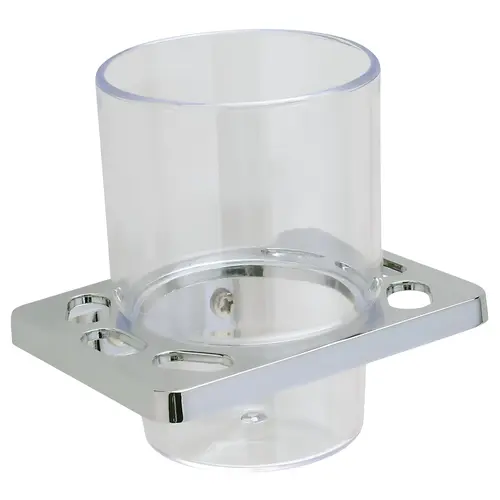 Toothbrush / Tumbler Holder Polished Chrome Toothbrush / Tumbler Holder Polished Chrome