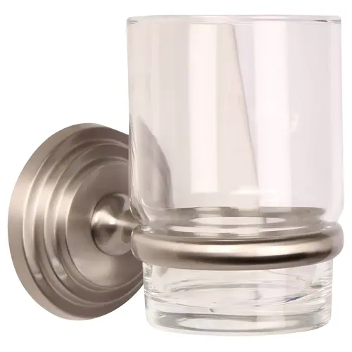 T/T Holder with Glass Tumbler Polished Chrome T/T Holder with Glass Tumbler Polished Chrome