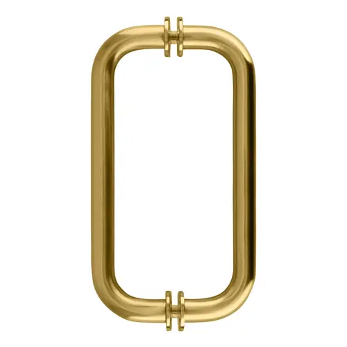 Satin Brass 8" BM Series Tubular Back-to-Back Pull Handle Satin Brass 8" BM Series Tubular Back-to-Back Pull Handle