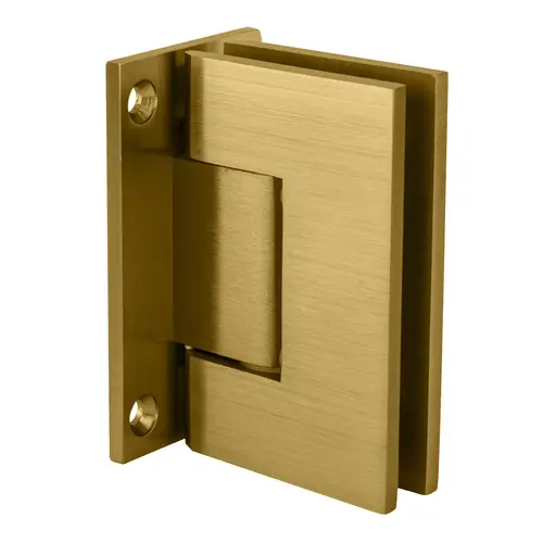 Satin Brass Geneva 037 Series Wall Mount Full Back Plate Standard Hinge Satin Brass Geneva 037 Series Wall Mount Full Back Plate Standard Hinge