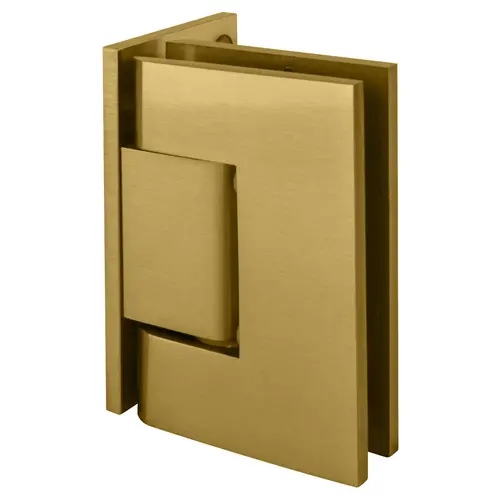 Satin Brass Geneva 044 Series Wall Mount Offset Back Plate Hinge