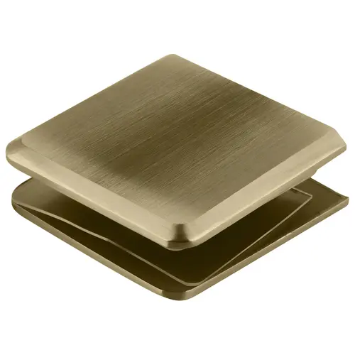 CRL BCU4BBRZ Brushed Bronze Beveled Hole-in-Glass Style Wall Mount Heavy-Duty Glass Clamp Brushed Bronze Beveled Hole-in-Glass Style Wall Mount Heavy-Duty Glass Clamp