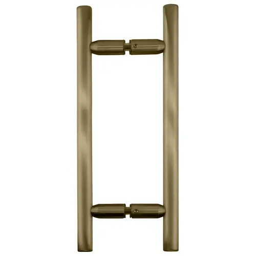 Brushed Bronze 8" Ladder Style Back-to-Back Pull Handles