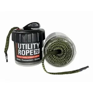 Rapid Rope RRMHOODG6553 Extreme Utility Rope in Canister, Green, 70 Ft.