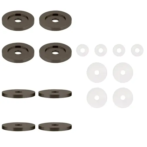 Antique Brushed Nickel Replacement Washers for Back-to-Back Solid Pull Handle