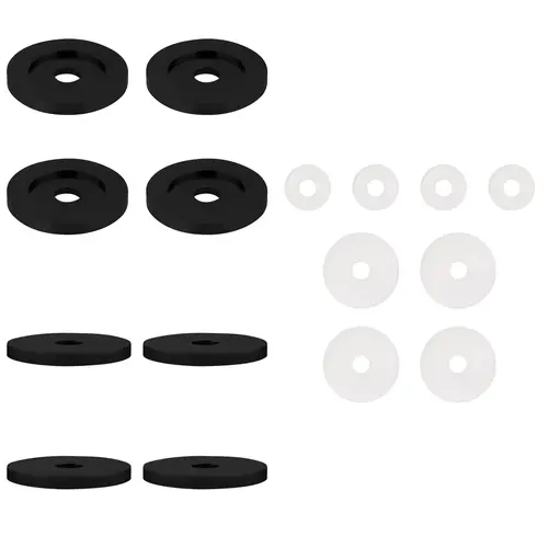 Black Replacement Washers for Back-to-Back Solid Pull Handle