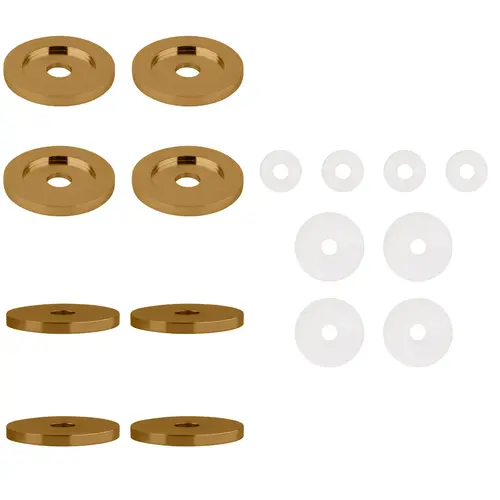 Gold Plated Replacement Washers for Back-to-Back Solid Pull Handle Gold Plated Replacement Washers for Back-to-Back Solid Pull Handle