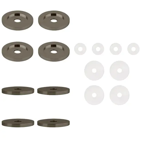 Polished Nickel Replacement Washers for Back-to Back Solid Pull Handle
