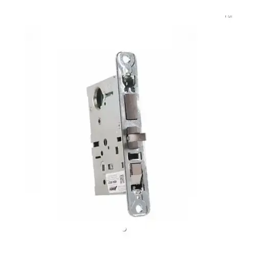Mortise Lever Lock Body Only, Dormitory Function, Faceplate, Strike and Screw Pack Are NOT Included Satin Chrome Mortise Lever Lock Body Only, Dormitory Function, Faceplate, Strike and Screw Pack Are NOT Included Satin Chrome