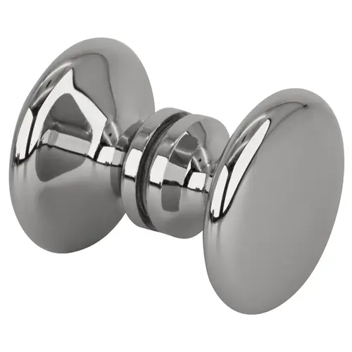 Polished Chrome Traditional Style Back-to-Back Shower Door Knobs