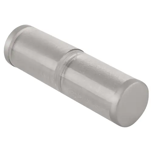 Satin Chrome Cylinder Style Back-to-Back Shower Door Knobs With Plastic Sleeve Satin Chrome Cylinder Style Back-to-Back Shower Door Knobs With Plastic Sleeve