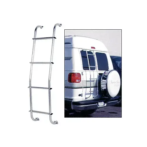 Universal Aluminum Full Size Van Ladder Black Frame Universal Aluminum Full Size Van Ladder Black Frame