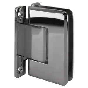 CRL P1N337CH Polished Chrome Pinnacle 337 Series Adjustable Wall Mount 'H' Back Plate Hinge