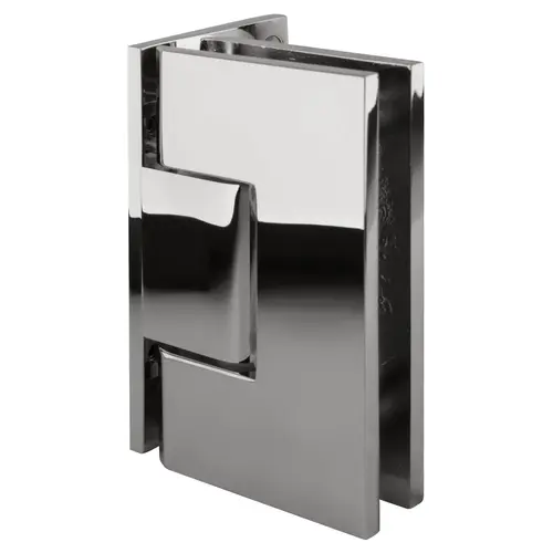 Polished Chrome Vienna 044 Series Wall Mount Offset Back Plate Hinge