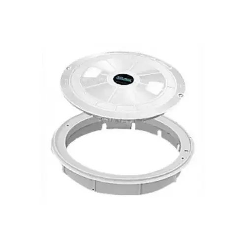 SKIMMER COVER & DECK RING (WHITE) - 10 1/4"
