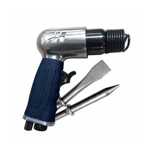 Short Barrel Air Hammer, 1-5/8 In. Stroke Blue