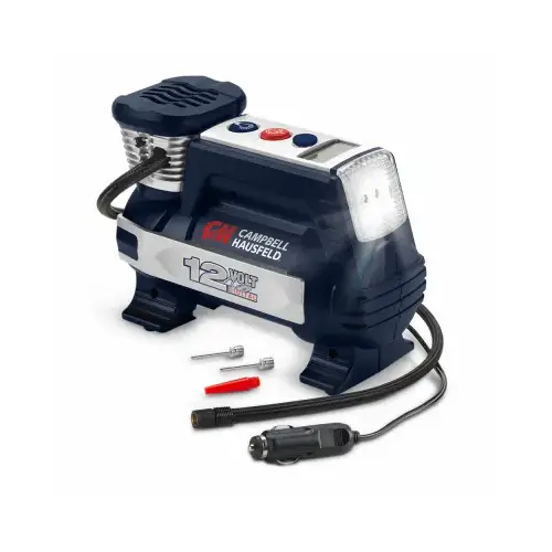 12-Volt Tire Inflator, Digital Programming, LED Light 12-Volt Tire Inflator, Digital Programming, LED Light