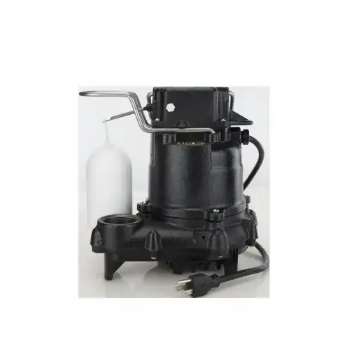 Cast Iron Pro Submersible Sump Pump, 1/3 HP