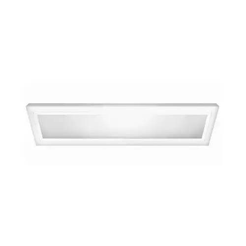 LED Edge-Lit Flat Panel Flush Mount Ceiling Light Fixture, White, Dimmable, 25 Watt, 6 In. x 4 Ft. LED Edge-Lit Flat Panel Flush Mount Ceiling Light Fixture, White, Dimmable, 25 Watt, 6 In. x 4 Ft.
