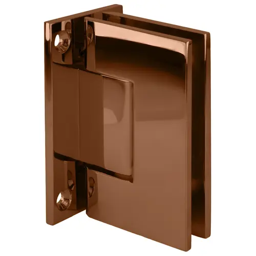 Polished Copper Geneva 037 Series Wall Mount Full Back Plate Standard Hinge